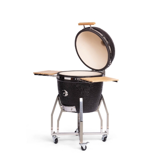 Imagine Gratar Kamado 56 cm XLARGE cu baza, laterale incluse si PRO set, Yakiniku