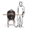 Imagine Gratar Kamado 56 cm XLARGE cu baza, laterale incluse si PRO set, Yakiniku