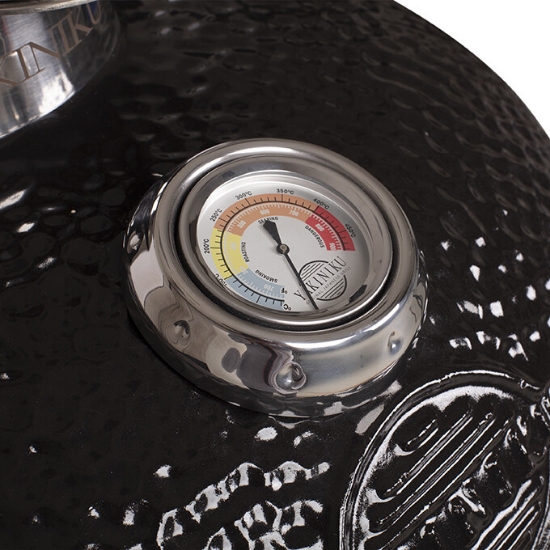 Imagine Gratar Kamado 56 cm XLARGE cu baza, laterale incluse si PRO set, Yakiniku