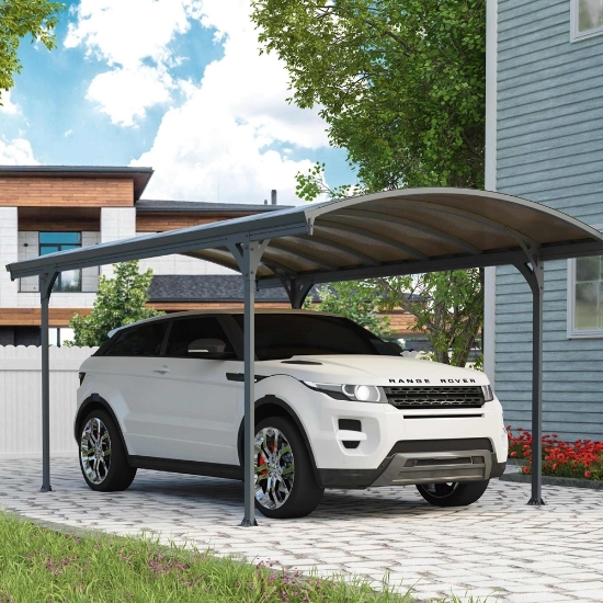 Imagine Carport auto  Vitoria 5000 policarbonat - Canopia