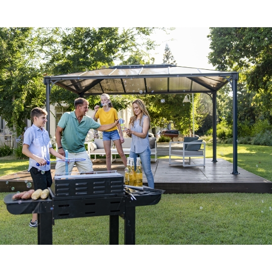 Imagine Pavilion grădină, Gazebo Martinique 3x4.3x2.1 m - Canopia