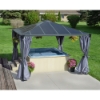 Imagine Pavilion grădină, Gazebo Palermo 3.6x3.6x3 m - Canopia