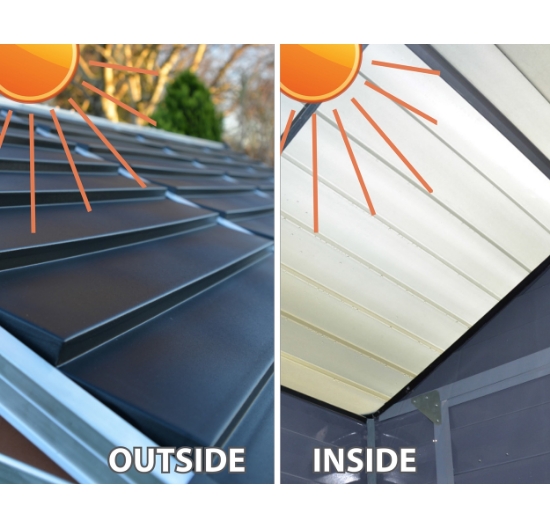 Imagine Casuta gradina Skylight 6X5  - Canopia, GRI