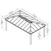 Imagine Gazebo Dallas 3.6 X 6 H  - Canopia