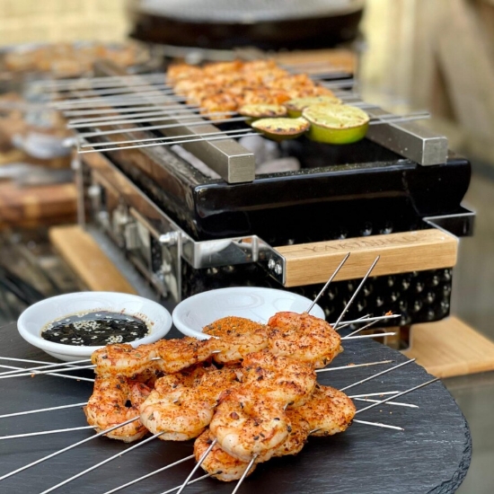 Imagine Bare Yakitori din otel inoxidabil pentru gratarul Shichirin