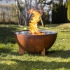 Imagine Vatra de Foc pentru Gradina TRIA Rust – Semineu si Gratar Plancha, 98 cm