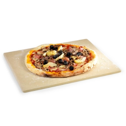 Imagine Piatra pizza, argila refractara, 43x35cm, Barbecook