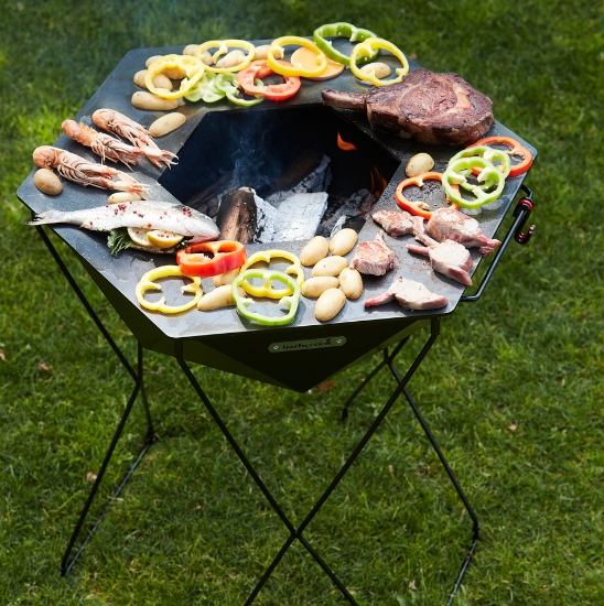 Imagine Semineu exterior cu gratar Rila, 75cm, Barbecook