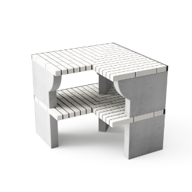 Imagine Modul de colt bucatarie exterioara Bailen Plus, Movelar