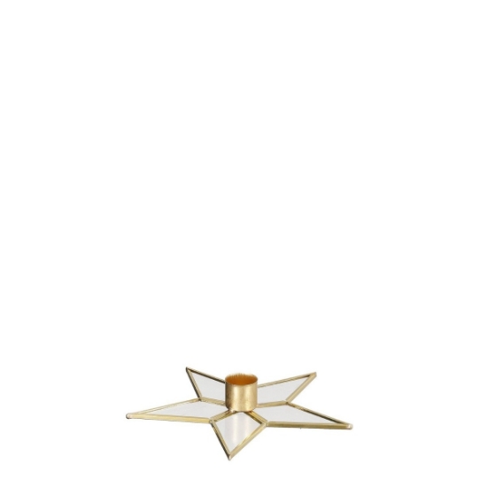 Imagine Suport lumanare in forma de stea, 15x14x3cm, House of Seasons