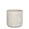 Imagine Ghiveci rotund gri deschis, Jana, 18x18 cm, Mica Decorations