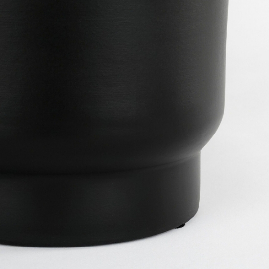 Imagine Ghiveci cilindric, negru, Riva, H20 x Ø22 cm