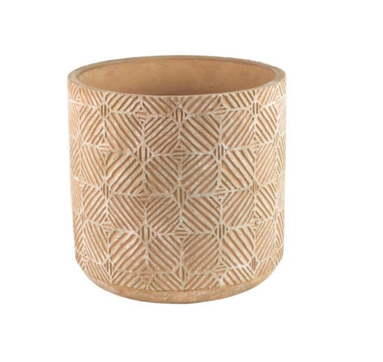 Imagine Ghiveci rotund pamantiu, Jana, 17.5x16 cm, Mica Decorations