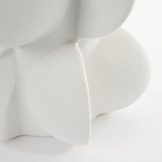 Imagine Vaza ceramica, alba, 12x23,5 cm, Mica Decorations