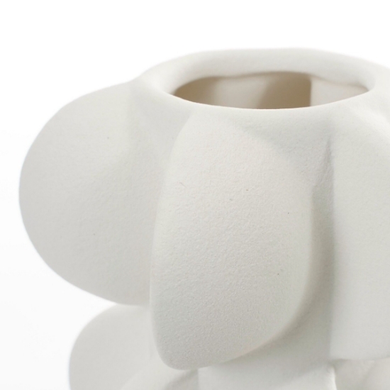 Imagine Vaza ceramica, alba, 12x23,5 cm, Mica Decorations