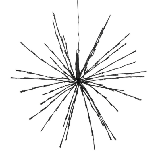 Imagine Decoratiune luminoasa stea de Crăciun, 160 led-uri, exterior/ interior, 70 cm, Luca Lighting