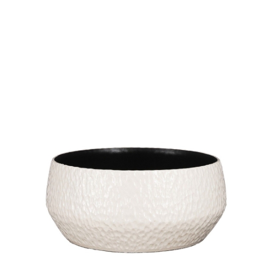 Imagine Ghiveci tip bol, alb, Morris, H13 x Ø29 cm Mica Decorations