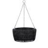 Imagine GHIVECI SUSPENDAT NEGRU, PETA  H17 cm   D36 cm
