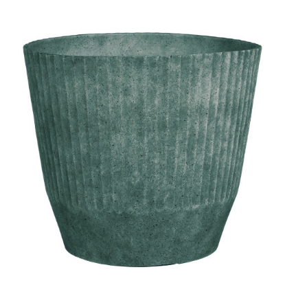 Imagine GHIVECI ROTUND RIO, GRI-VERZUI   H33,5 cm  D37 cm