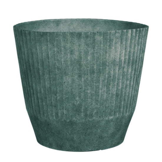 Imagine GHIVECI ROTUND RIO, GRI-VERZUI   H33,5 cm  D37 cm