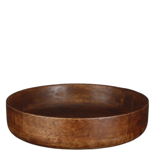 Imagine Bol lemn de mango, maro inchis, Tomar