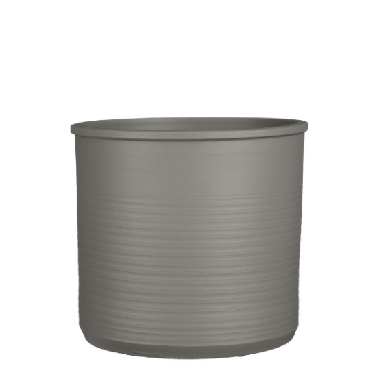 Imagine Ghiveci cilindric gri deschis, H29 x Ø32 cm, Momo