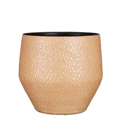 Imagine Ghiveci Ceramic Morris, Roz Somon, Ø32 x H30 cm