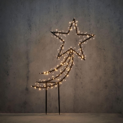 Imagine Decorațiune luminoasă pentru exterior, stea cu 300 LED-uri, 78x3x132cm