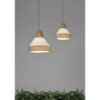Imagine Lustra Pendul Modern Aspen ACB Lighting, Alb/Nisipiu, E27, H150cm