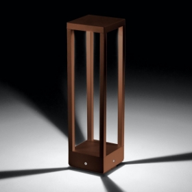 Imagine Lampadar Exterior LED Home Zafferano, Corten Mat, IP65, H50 cm