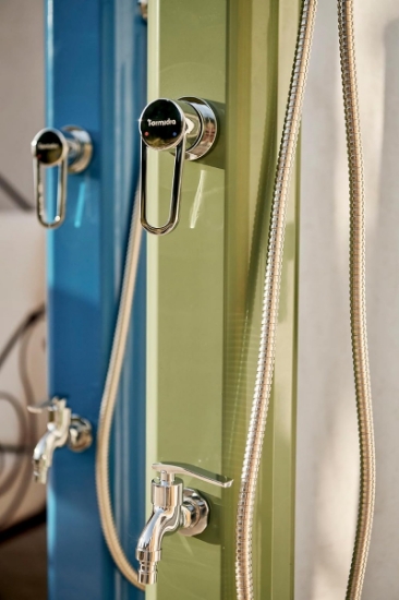 Imagine Dus Solar Jolly Go 20L, Aluminiu Premium Albastru Capri, Formidra