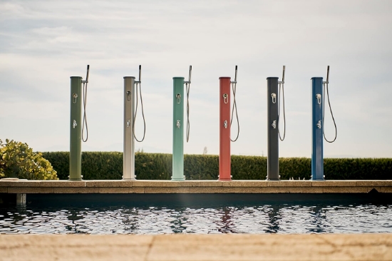 Imagine Dus Solar Jolly Go 20L, Aluminiu Premium Albastru Capri, Formidra