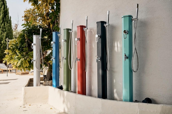 Imagine Dus Solar Jolly Go 20L, Aluminiu Premium Albastru Capri, Formidra