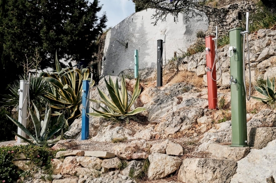 Imagine Dus Solar Jolly Go 20L, Aluminiu Premium Albastru Capri, Formidra