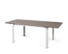 Imagine Masă extensibilă Alloro, Alb / Tortora, 140–210 cm,  Nardi