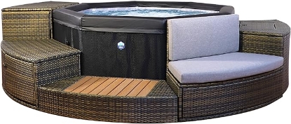 Imagine JACUZZI NETSPA OCTOPUS CU MOBILA