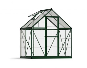 Imagine Sera din policarbonat  Hybrid 1.85 X 1.26m Palram-Verde- Canopia