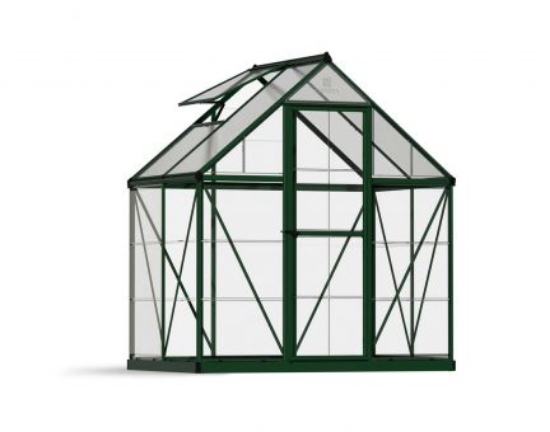 Imagine Sera din policarbonat  Hybrid 1.85 X 1.26m Palram-Verde- Canopia