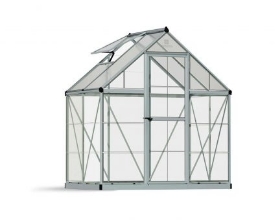Imagine Sera din policarbonat  Hybrid 1.85 X 1.26m Palram -Argintiu- Canopia