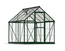 Imagine Sera din policarbonat  Hybrid 1.85 X 2.47m Palram-Verde- Canopia