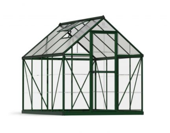 Imagine Sera din policarbonat  Hybrid 1.85 X 2.47m Palram-Verde- Canopia
