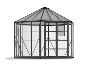 Imagine Sera din policarbonat  Oasis 3.16 X 3.63 m, Hexagon Palram- Canopia