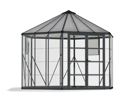 Imagine Sera din policarbonat  Oasis 3.16 X 3.63 m, Hexagon Palram- Canopia