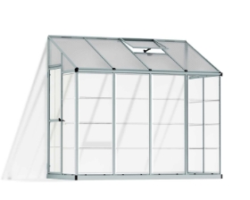 Imagine Sera din policarbonat  2,4 x 1,2 m Lean to Palram- Canopia
