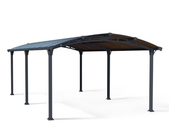 Imagine Carport auto Arcadia 6400 policarbonat - Canopia