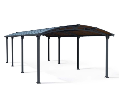 Imagine Carport auto Arcadia 8500  dublu-policarbonat - Canopia