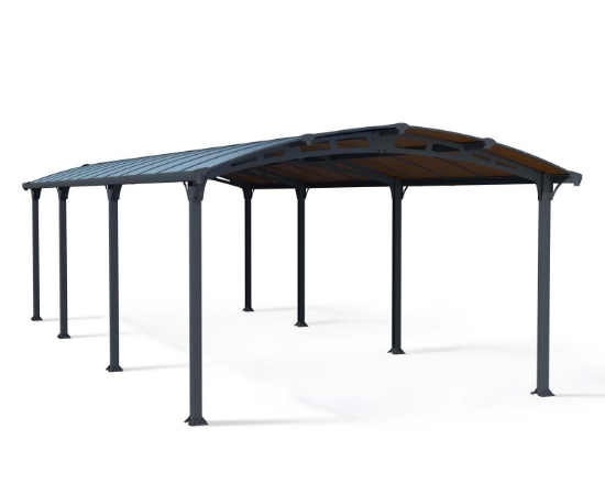 Imagine Carport auto Arcadia 8500  dublu-policarbonat - Canopia