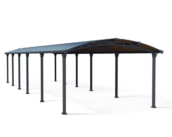 Imagine Carport auto Arcadia 12700  dublu-policarbonat - Canopia