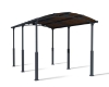 Imagine Carport auto Alpine 6400 policarbonat - Canopia