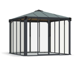 Imagine Foisor gradina inchis Ledro, 3x3 m, Canopia